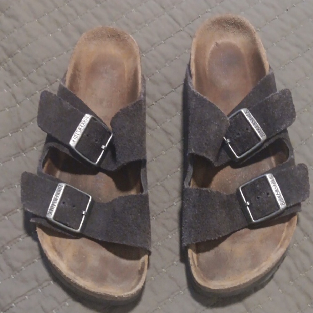 Black Suede Arizona BIRKESTOCKS
